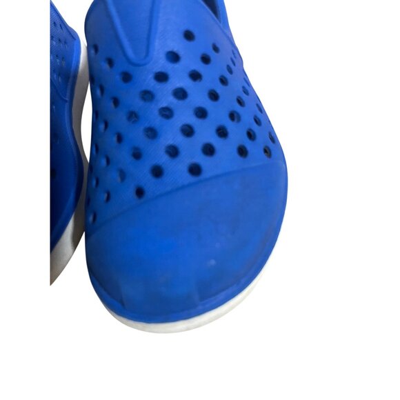 Toms Romper Shoes Perforated Blue Slip On Casual Unisex Size 5 - Picture 4 of 9